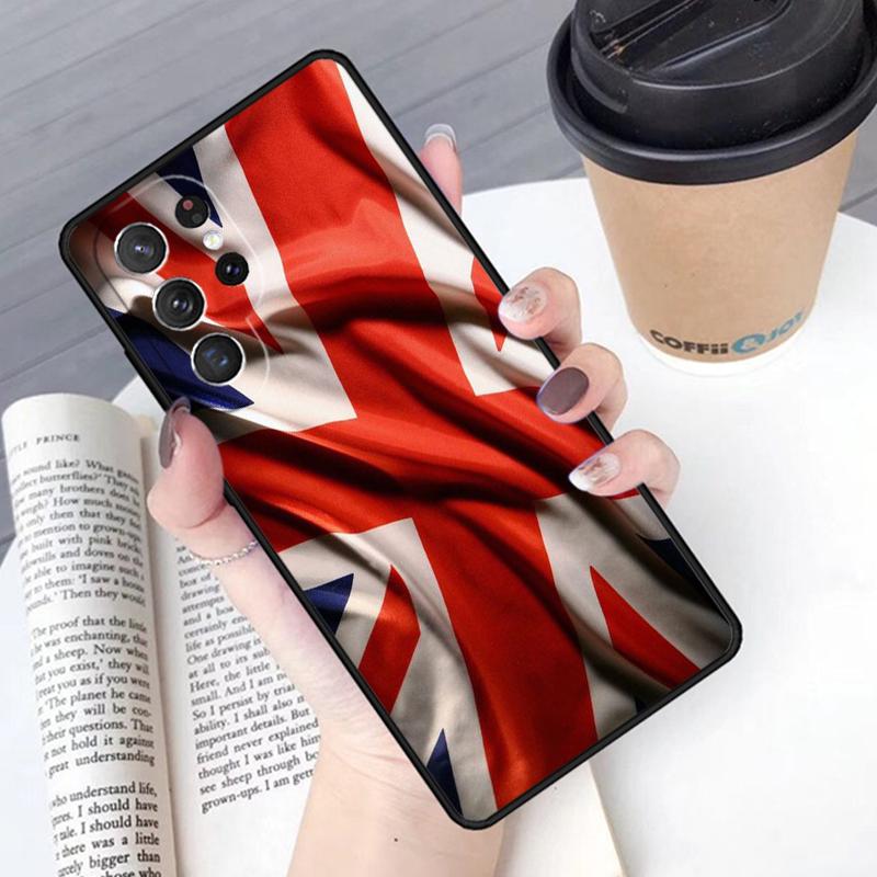Флаг Соединенного Королевства UK чехол для телефона Чехол для Samsung Galaxy S24 S25 Ultra S21 S22 Ultra S10E Note 10 Plus Note 20 FE S23