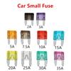 120 шт., небольшой профиль, размер лезвия, набор автомобильных предохранителей для авто, грузовиков, 2/3/5/7,5/10/15/20/25/30/35A, предохранитель с пластиковой коробкой