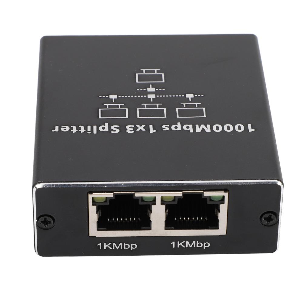 1000Mbps LAN Splitter 1 to 3 Network Switch Plug and Play Gigabit Ethernet Splitter  Home Network