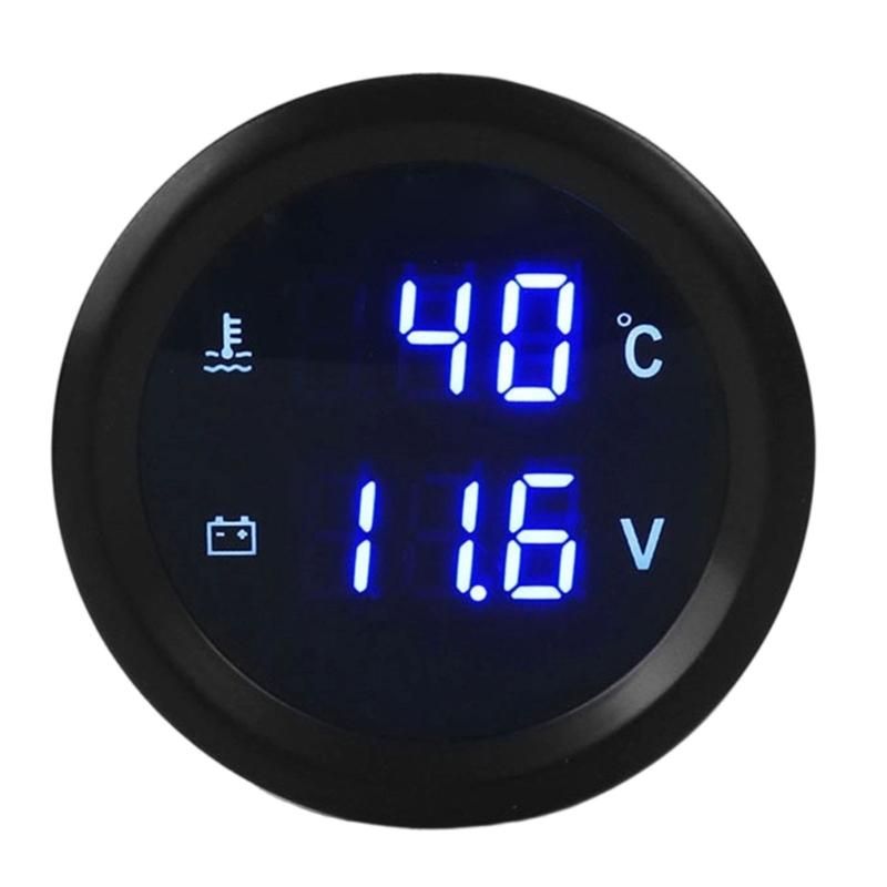 31BC 2 Inch Digital Display Water Temp Meter For 12V 24V Direct Current