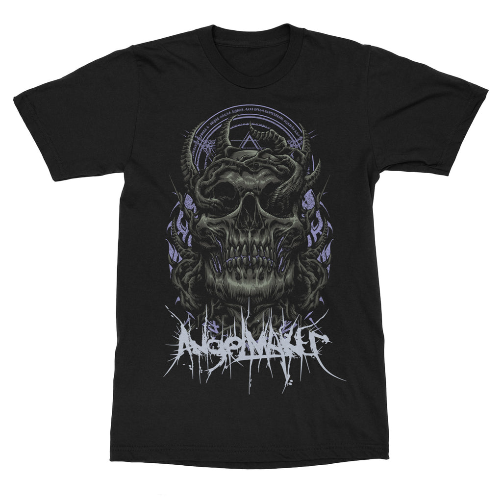 Hot ANGELMAKER Band Graphic Cotton T-shirt Unisex Summer Short Sleeve Fashion Brand Tee Luxury Casual Vintage Retro Top