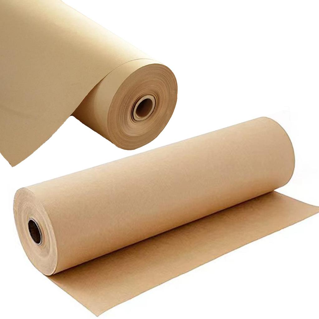 MEOTDEOY Крафт-бумага 380 мм x 30 м Рулон упаковочной бумаги Бумага для рукоделия Сделай сам Ручная работа Букет Живопись Водостойкая Толстая обернутая