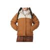 Columbia Omni-Heat Логотип Узор Color Block Молния С капюшоном Теплая пуховая куртка Женская верхняя одежда Белый Коричневый WR9464-224