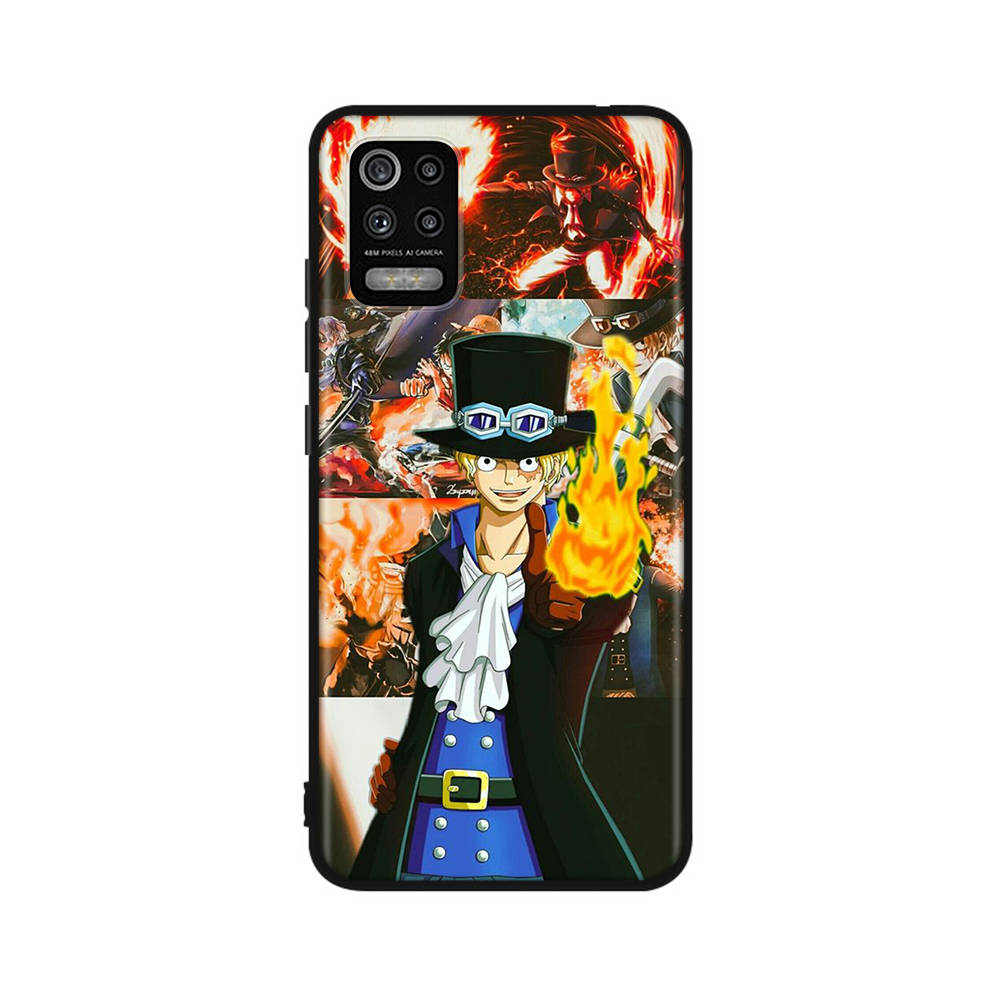 Чехол DT18 One Piece Sabo для Samsung A04 A14 A23 A34 A54 M23 M33 M52 M53 Realme 10 9 C30S C35 C55 VIVO Y02S Y21 Y33S Y51 X80 Pro Прозрачная крышка