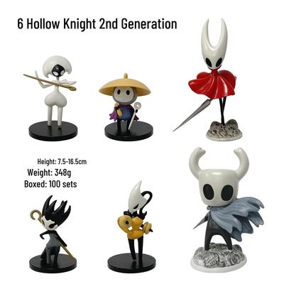 Набор из 6 фигурок Hollow Knight, 6,5 дюйма, 6 стилей: Шершень, Королева, Белка
