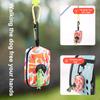 Portable Dog Poop Bag Holder Outdoor Pet Waste Bag Dispenser With Carabiner Clip Pet Waste Collection Pouch Poop Bag Dispenser