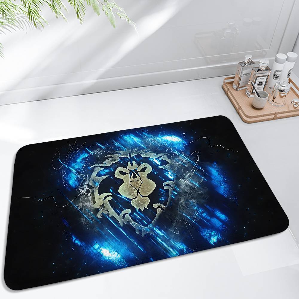 Game W-World-S Of Warcraft-S Floor Mat Living Room Rug For Bedroom Welcome Mat Outdoor Rug