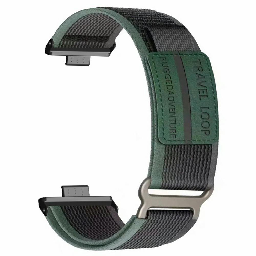 Нейлоновый ремешок для Huawei Watch Fit 4 Pro/Fit 4/Fit 3 на липучке, универсальный ремешок для часов с металлической пряжкой