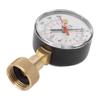 Water Pressure Gauge Aluminum Alloy Iron 0 To 200Psi Universal Water Pressure Test Gauge with 3 4 Female Hose Thread