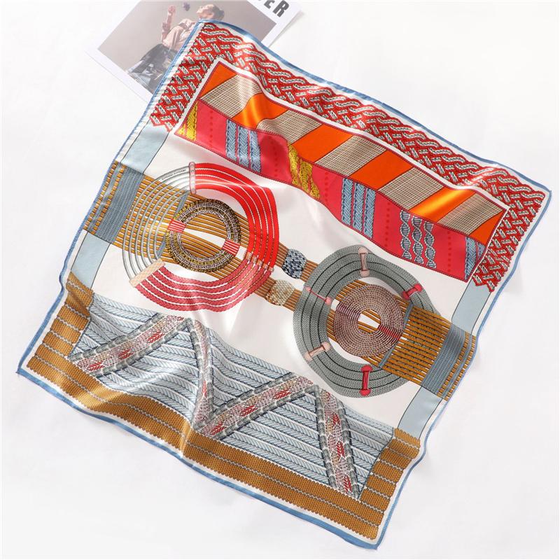 68*68cm 100% Mulberry Silk Scarf Luxury Printed Square Shawl Elegant Lightweight Soft Fashion Accessory Premium Gift for Women Chic