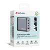 Ładowarka sieciowa Verbatim GaN GNC-140 3xUSB-C PD (2x140W+20W) 1xUSB-A QC 3.0