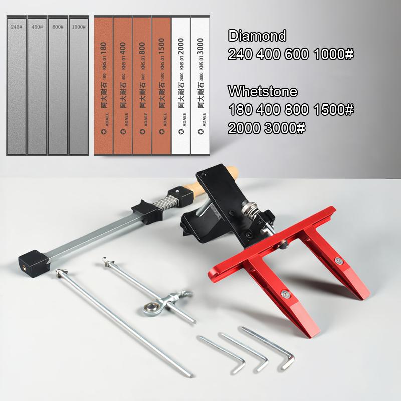 Профессиональная точилка для ножей под углом Кухонные фиксированные точилки Алмазная система заточки Водный камень Новый дизайн Инструмент для заточки дерева