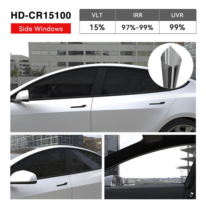 1mX3m Nano Ceramic Sun Solar Car Front Window Tint Windshield Film Anti-glare UV Protection High Quality Glass Sticker