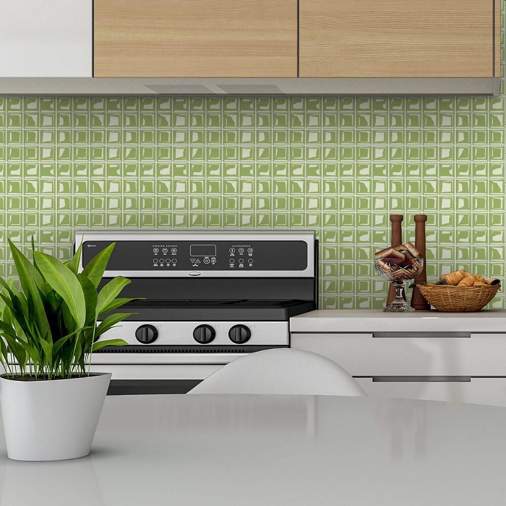 10 шт. Самоклеящиеся самоклеящиеся обои Водонепроницаемые наклейки на стену Кухня