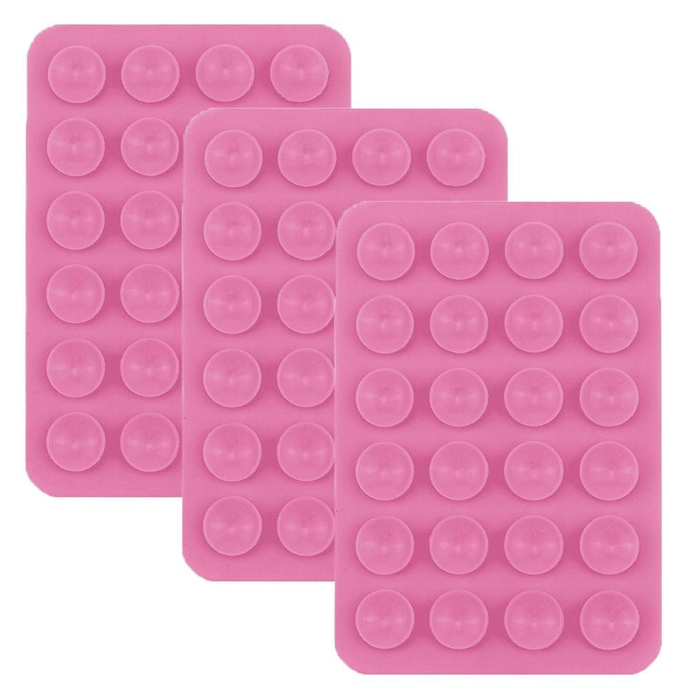 6/3/1 шт. Присоска Настенная подставка Коврик Многофункциональный Силиконовый Присоска Держатель для телефона Квадратный Противоскользящий Односторонний Кожаный Чехол Крепление