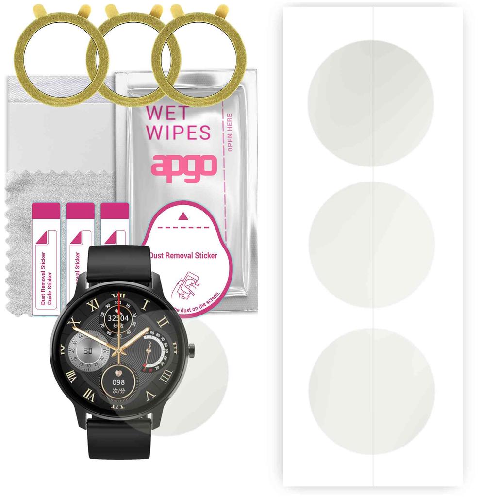 3x Apgo Hydrogel Matte Screen Protector for DT NO.1 DT56, Hydrogel Film, Flexible, Soft TPU with Positioning Layer Easy Installation