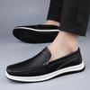Brand Men Split Leather Loafers High-quality Handmade Urban Business Leather Shoes Fashionable and Comfortable Man Driving Shoes