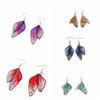 Fairy Clear Butterfly Wings Earrings Ear Hook Women Ear Stud Sweet Dangle Earrings  Women Jewelry