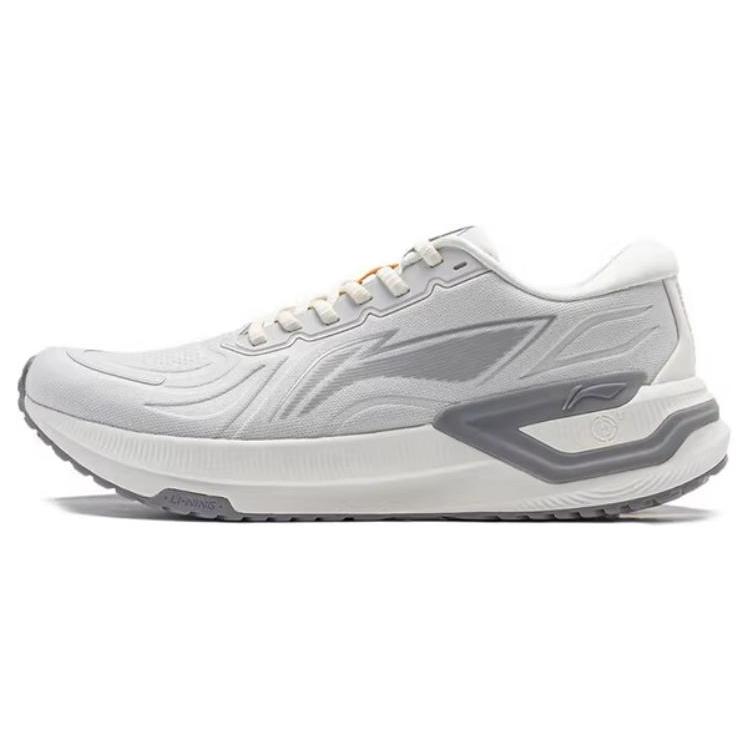 Li Ning YueYing 3.0 Износостойкие Дышащие Низкие Беговые Кроссовки Мужские Серый Белый ARHU003-1