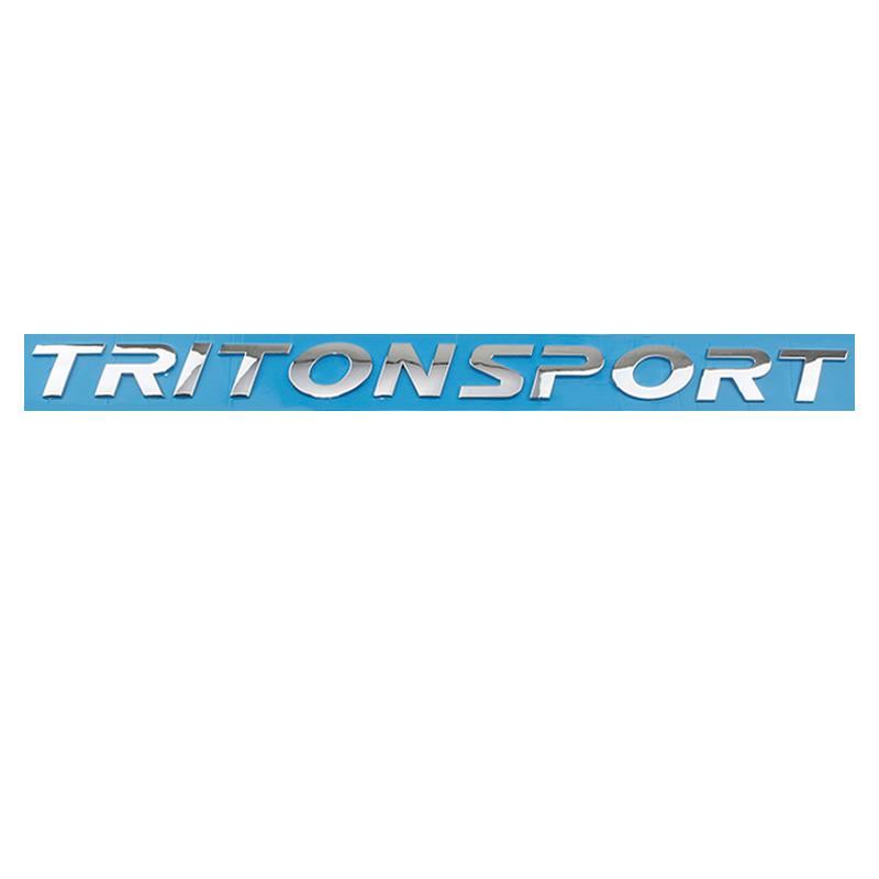 Car Head Hood ABS Alphabet Letters Logo Words Decals Sticker For Mitsubishi Triton Sport  L200 L300 Decorative Accessories AH4
