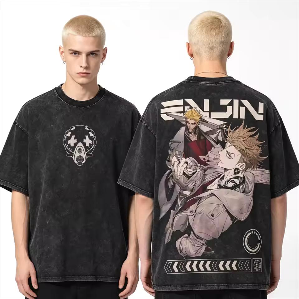Hot Sale Anime Gachiakuta Graphic T-shirt Y2K Men Women Harajuku Punk T-shirt Casual Loose Short Sleeve Crew Neck Summer Tops