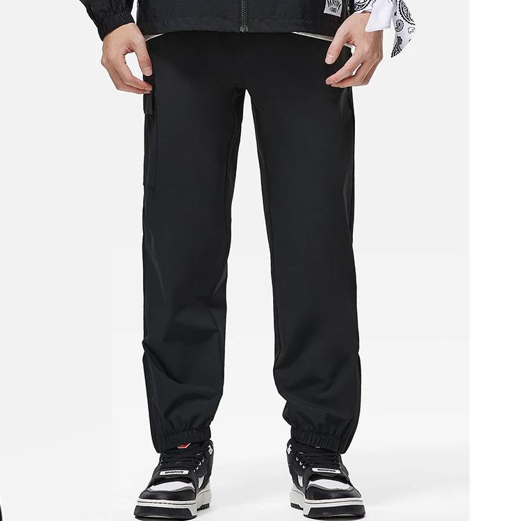 Li-Ning Anti-Wu Series Solid Color Drawstring Joggers Men Bottoms Black AYKT203-1