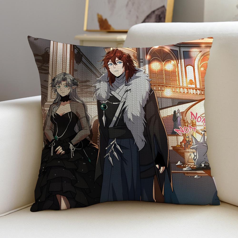 The Beginning After the EndS Cushion Cover Breathable and skinfriendly linen pillowcase square removable and washable cushion
