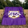 Angeles king Crest Blanket Flannel Throw for Sofa, Indoor, Camping, Living Room, Office, Chair, And Bed Soft Birthday Gift