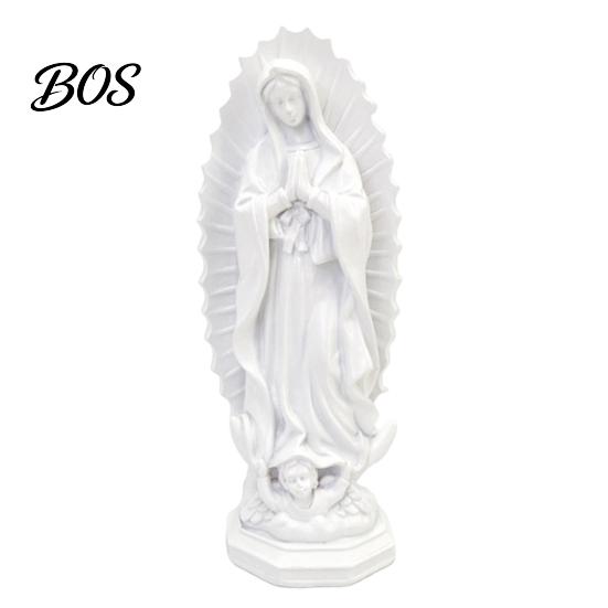 Mixed Style Interior Decor Our Lady of Guadalupe Religious Statue, Virgin Mary Figurine, Resin Sculpture, Decorative Crafts Inspirational Art for Home