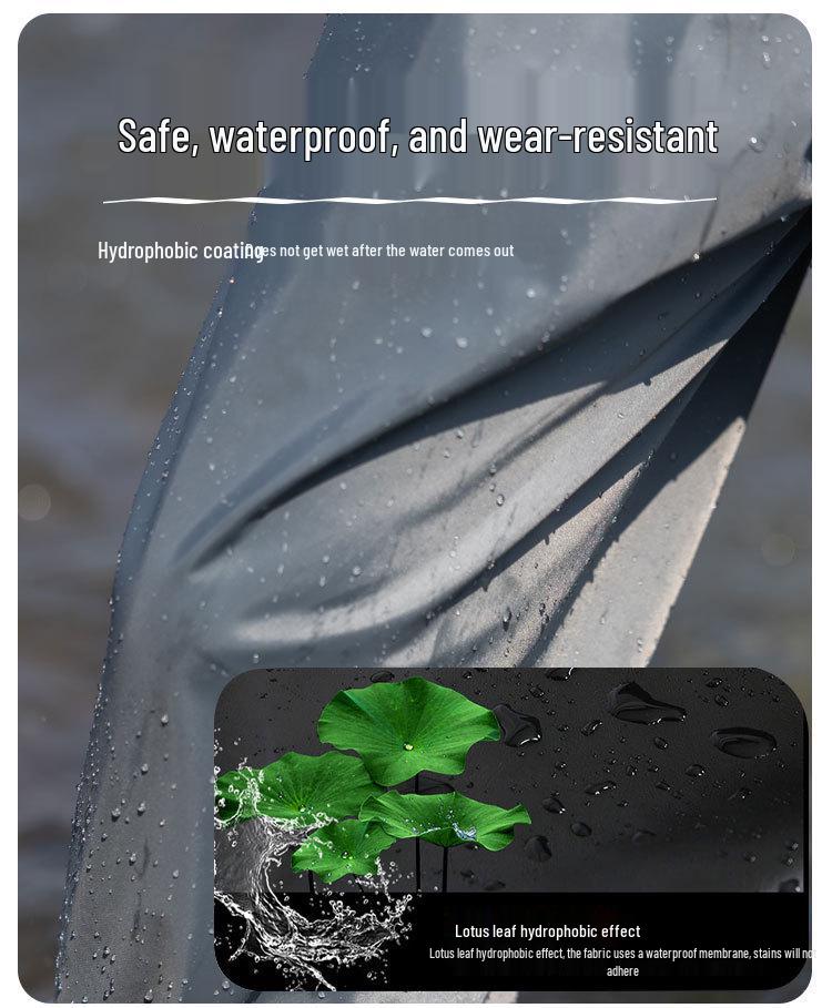 Half-Body Waterproof Fishing Waders with Belt and Boots