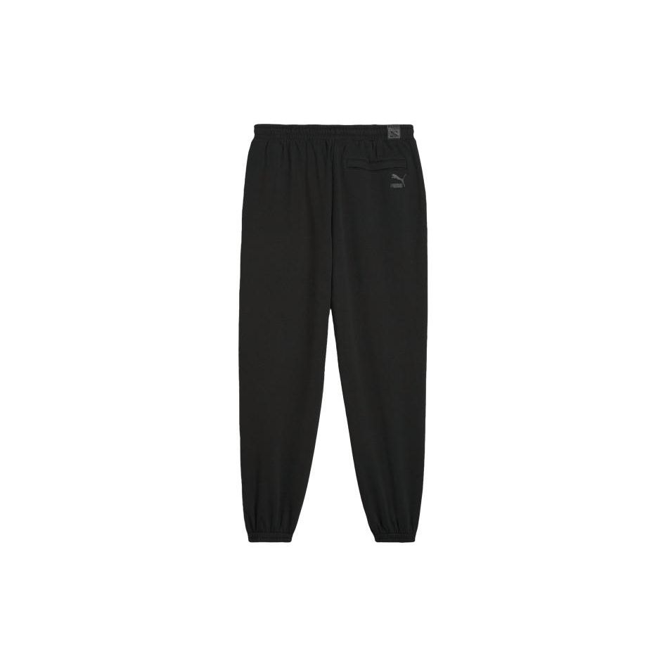 Puma X Staple Collaboration SS24 Year Of The Dragon Series однотонные повседневные трикотажные спортивные брюки со шнуровкой средней посадки унисекс брюки черного цвета 625885-01