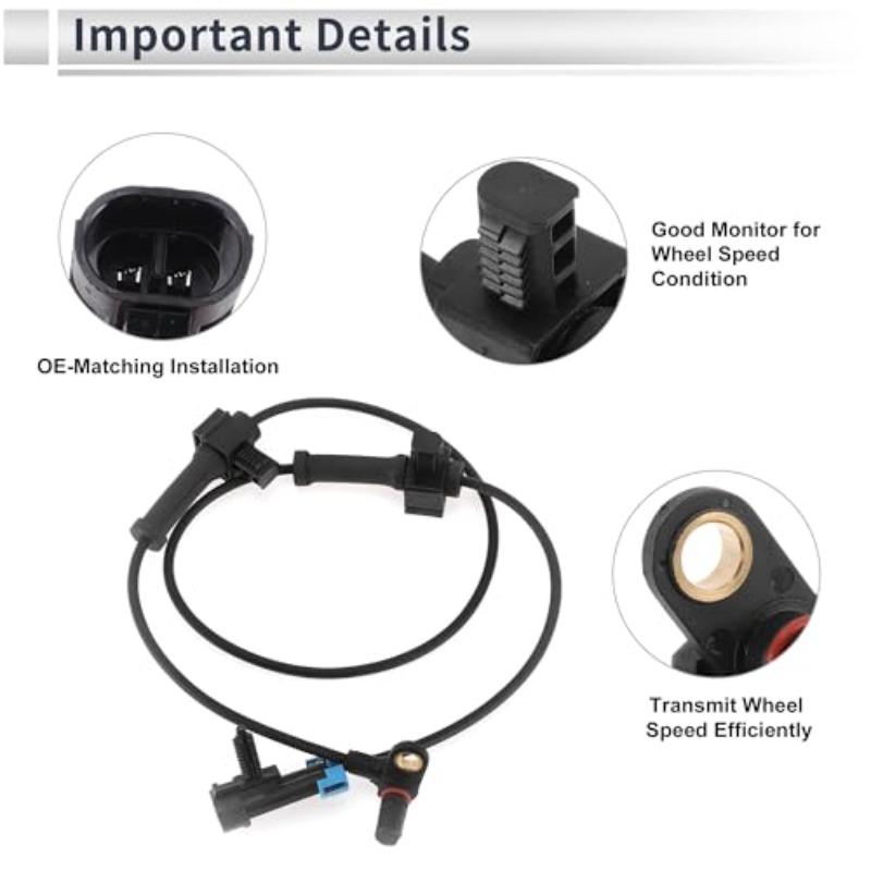 Rear Left Right ABS Wheel Speed Sensor For Hummer GM 2006-2010 H3 15862988 New