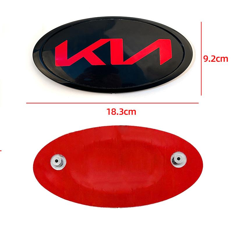 AABIW1 Car Front Gril Rear Trunk Emblem Sticker Accessories For Kia GT-Line Sportage Ceed Rio Picanto Sorento Soul Cerato Venga K9 Niro