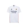 Real Madrid 20-21 Season Home Jersey With Letter Logo Stripes Men Sports Football Short Sleeve Shirt White FM4735