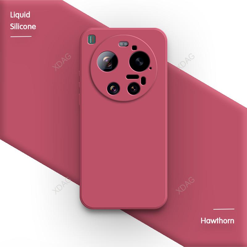 Базовый чехол для телефона Xiaomi 17 Ultra Pro Max 5G 17Ultra Мягкий жидкий силикон Защита камеры Задние крышки Оригинальный роскошный корпус