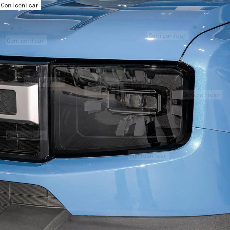Для JETOUR T1 2025 Автомобильная фара Дымчато-черная ТПУ Защитная пленка Передний свет Оттенок Изменение цвета Накладка Наклейка