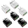 Настенное USB-зарядное устройство, Многопортовая зарядная станция, 4 USB-порта с Quick Charge 3.0, Широкая совместимость, Легкое и портативное