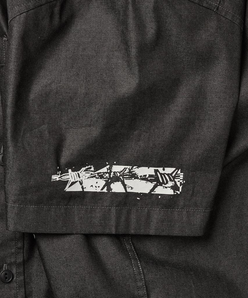 YESEYESEE Y.E.S Doodle Half Shirt Black