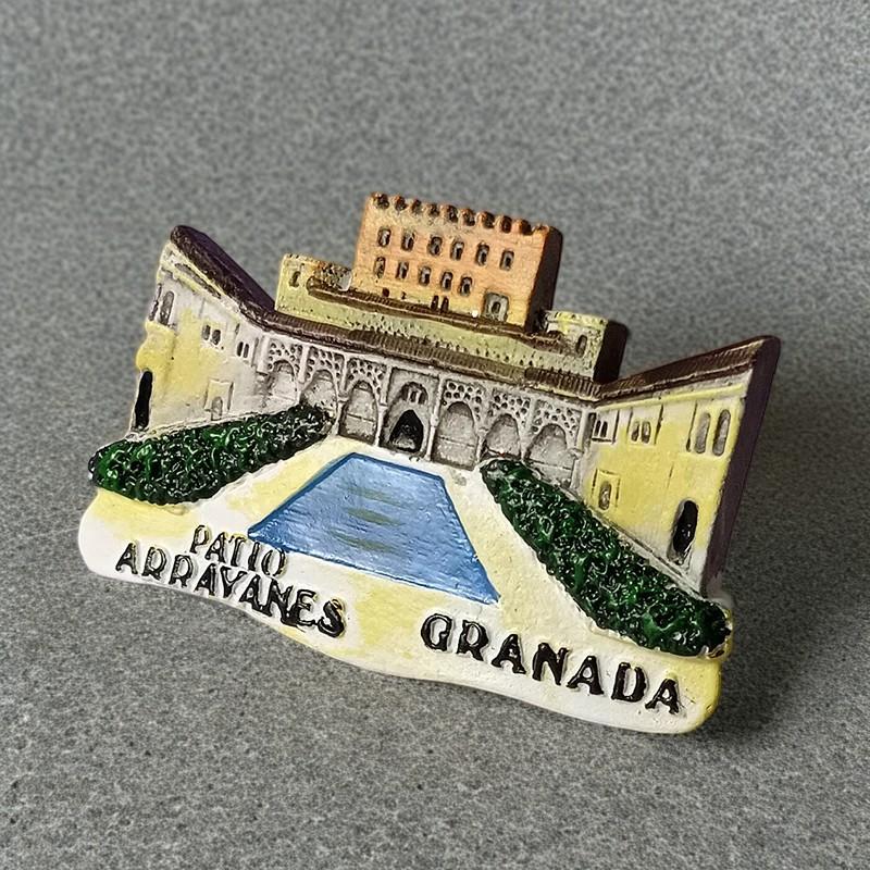 Европа Испания магниты на холодильник Португалия Смоляные палочки на холодильник Туризм Памятные подарки ручной работы Креативные подарки Барселона Лиссабон