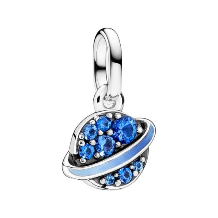 Pandora Original Design Sterling Silver Pendants Unisex Blue 793448C01
