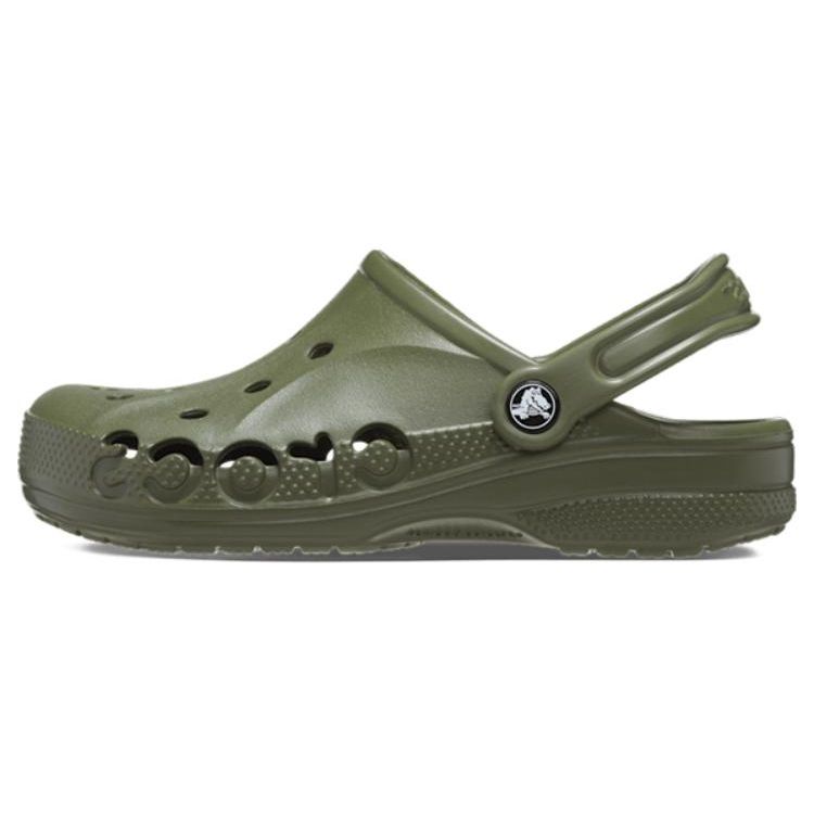 Crocs Платформенные клоги Baya Унисекс Зеленые EVA Удобные Противоскользящие Износостойкие Дышащие Уличные Клоги 10126-309