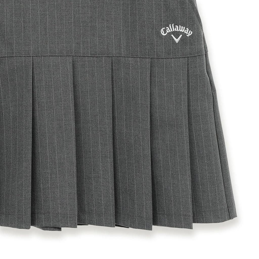 Skirt Golf C25128204 SS [Callaway] Women's (Pleated/Pinstriped Pattern) / / 1020_Gray