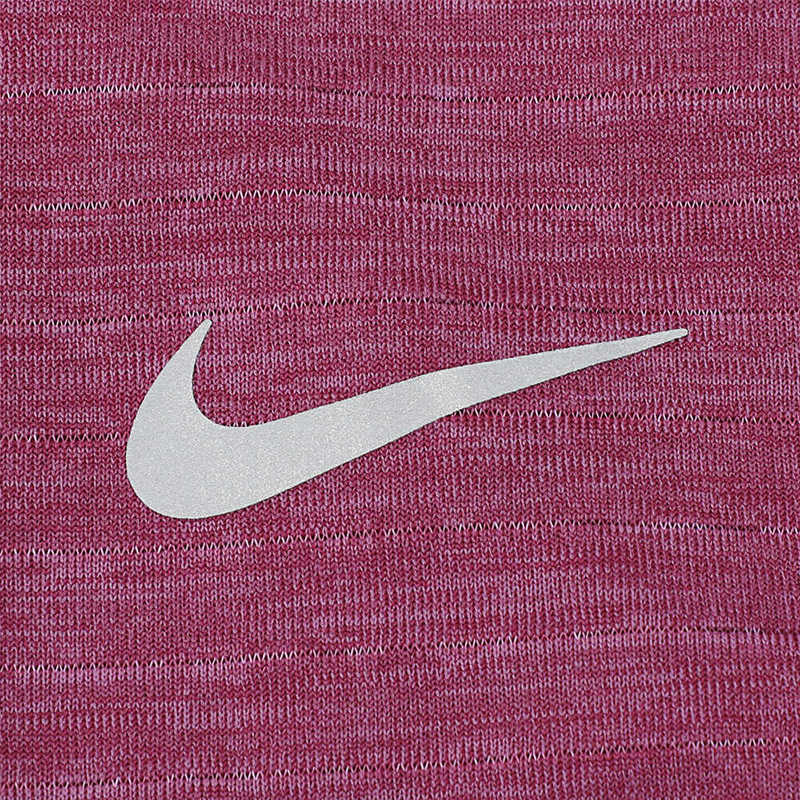 Nike T Shirts Men's Fuchsia Crew Neck Moderate Straight Fit DD5663-653
