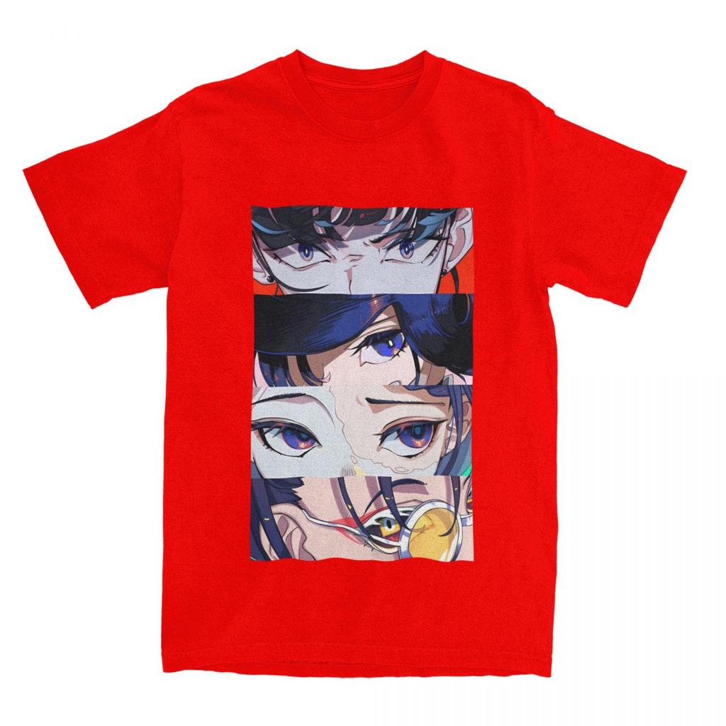 Men's Hip-hop Ado Singer T-Shirts Kyogen Album Merch 100 Cotton Tops Short Sleeves T Shirt Crew Neck Harajuku Custom Logo Tshirt