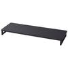 Yamazen Monitor Stand Width 80 X Depth 25 X Height 8cm Keyboard Storage PC Stand Easy To Assemble Black/Black DTS-8025(BK/BK)