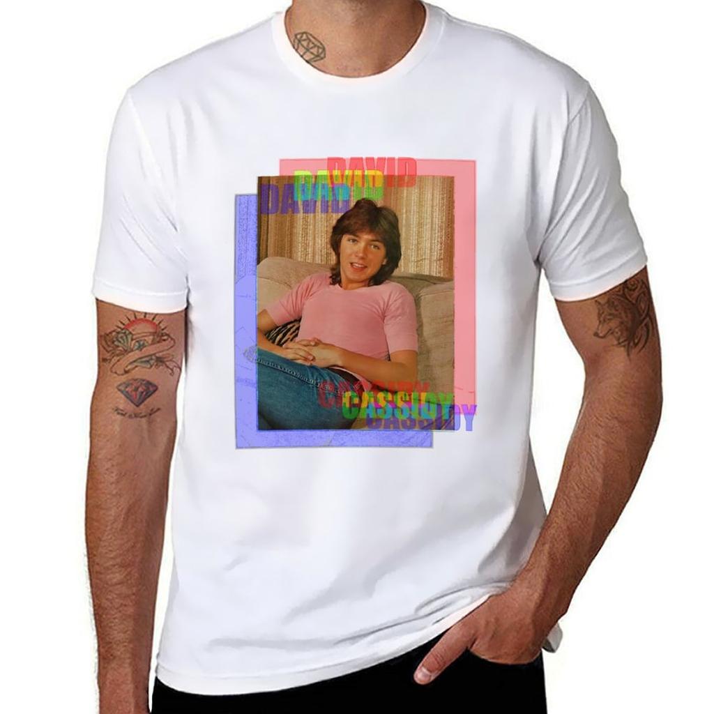 Smile Gift David Cassidy Tshirt Plus Size Lightweight Top