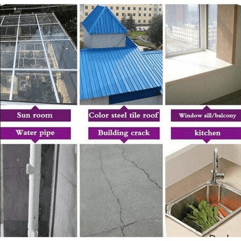 Aluminum Foil Tape, Butyl Waterproof Tape, Super Fixed Repair Wall Cracks Easy To Use