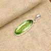 Зеленый аметист, драгоценный камень, ювелирные изделия ручной работы из стерлингового серебра 925 пробы, прекрасный кулон для женщин