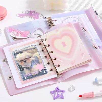 Мини портативный многофункциональный спиральный блокнот Ins Wind Sweet Butterfly Книга с отрывными листами Swaying Dream Series спиральная книга