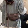 Niche Bag Women'S Fashion High-End Single Shoulder Messenger Bag Retro Underarm Saddle Bag